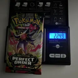 Very Heavy 22.49g Perfect Order Booster Pack Sealed! PRE S&V Pokemon TCG ENG - Image 1
