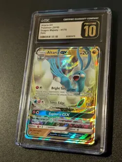 Altaria GX 41/70 CGC PRISTINE 10 Ultra Rare Holo 2018 Dragon Majesty Pokemon TCG - Image 2