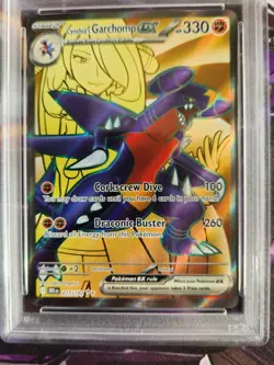 2025 POKEMON DRI EN-DESTINED RIVALS #215 CYNTHIA'S GARCHOMP ex ULTRA RARE PSA 10 - Image 3