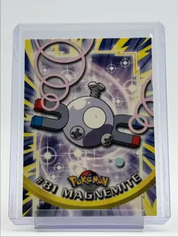 MAGNEMITE 1999 TOPPS POKEMON TV ANIMATION SERIES 2 BLUE LOGO B 81 Q0899 - Image 1