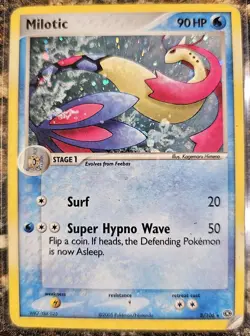 Pokemon 2005 Emerald Milotic Rev Holo 8 MP - Image 1