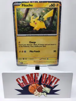 Pokemon Pikachu 002/015 2024 McDonald's Promo Holo MP (B) sc - Image 1