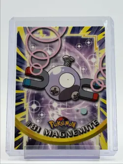 MAGNEMITE 1999 TOPPS POKEMON TV ANIMATION SERIES 2 BLUE LOGO A 81 Q0899 - Image 1