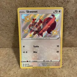 Skwovet - Shiny Holo - Shining Fates: Shiny Vault SV099/SV122 - Pokemon 2021 NM - Image 2