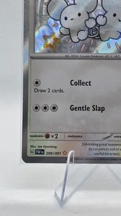 Pokemon TCG Tandemaus Scarlet & Violet Paldean Fates Holo Shiny Rare 209/091 NM - Image 3