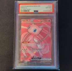 2023 Pokemon Mew ex #193 Sv: Scarlet & Violet 151 Ultra Rare Holo PSA 8 - Image 1