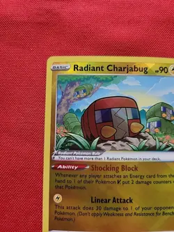 Pokemon: Radiant Charjabug #051/159 Crown Zenith Ultra Rare 2023 - NM - E123 - Image 4