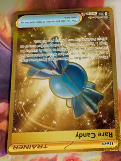 Rare Candy 256/198 Scarlet & Violet Base Set Hyper Rare (NM) Gold Pokemon Tcg - Image 4