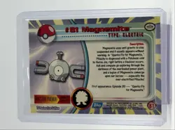 MAGNEMITE 1999 TOPPS POKEMON TV SERIES 2 BLUE LOGO 81 Q0899 - Image 2