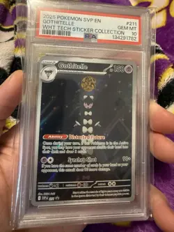 2025 POKEMON SVP EN-SV BLACK STAR PROMO #211 - GOTHITELLE 211 - PSA 10 - Image 1