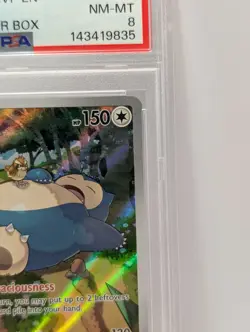 2023 Pokemon SVP EN Black Star Promo 151 ETB Snorlax #051 - PSA 8 - Image 2