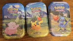 LOT OF 3 SEALED ✅ Pokemon TCG Ascended Heroes MINI TINS Brand New - Image 1