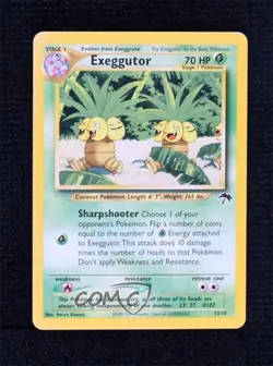 Exeggutor Pokemon Southern Islands Collection #13 2001 - Image 1