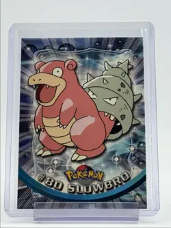 SLOWBRO 1999 TOPPS POKEMON TV ANIMATION SERIES 2 BLUE LOGO A 80 Q0899 - Image 1