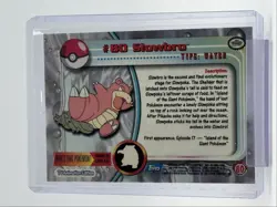 SLOWBRO 1999 TOPPS POKEMON TV ANIMATION SERIES 2 BLUE LOGO A 80 Q0899 - Image 2