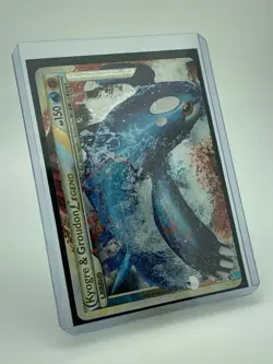 Pokemon TCG • Kyogre & Groudon Legend (Top) • HGSS Undaunted 87/90 • LP/NM Holo - Image 1