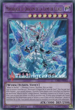 Yu-Gi-Oh! Miroirjade le Dragon de la Lame de Glace : UR CH01-FR042 - Image 1