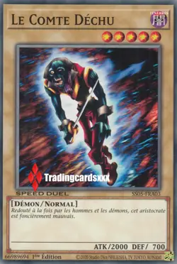 ♦Yu-Gi-Oh!♦ [SD] Le Comte Dechu : SS05-FRA03 - Image 1