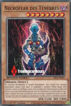 ♦Yu-Gi-Oh!♦ [SD] Necrofear des Tenebres : SS05-FRA01 - Image 1