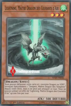 ♦ Yu-Gi-Oh!♦ Lightning, Master Dragon of Air Currents: MYFI-FR046 -VF/SR- - Image 1