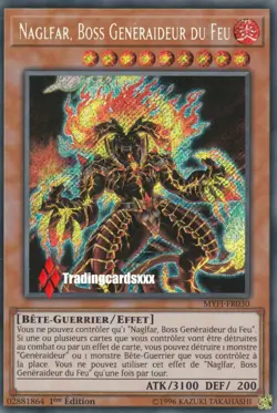 ♦Yu-Gi-Oh!♦ Naglfar, Boss Generaideur du Feu : MYFI-FR030 -VF/Secret Rare- - Image 1