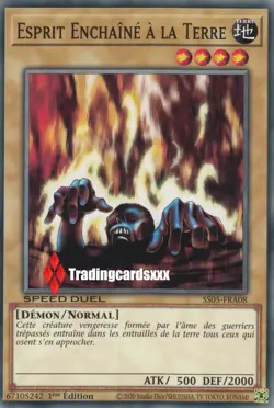 ♦Yu-Gi-Oh!♦ [SD] Esprit Enchaine a la Terre : SS05-FRA08 - Image 1