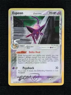 Espeon Holo Pokemon EX Delta Species #4 2005 - Image 1