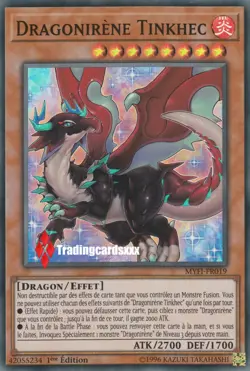♦Yu-Gi-Oh!♦ Dragonirene Tinkhec (Dragonmaid) : MYFI-FR019 -VF/Super Rare- - Image 1