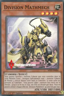 ♦Yu-Gi-Oh!♦ Division Mathmech : MYFI-FR006 -VF/Super Rare- - Image 1