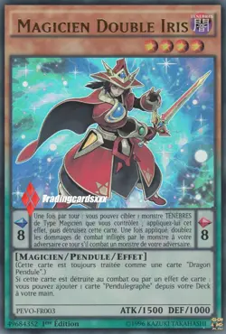 ♦Yu-Gi-Oh!♦ Magicien Double Iris (Magician) : PEVO-FR003 -VF/Ultra Rare- - Image 1