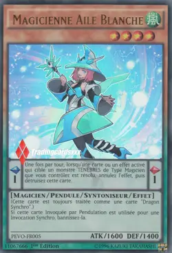 ♦Yu-Gi-Oh!♦ Magicienne Aile Blanche (Magician) : PEVO-FR005 -VF/Ultra Rare- - Image 1