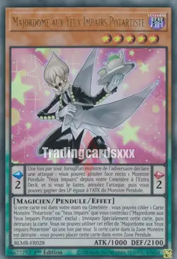 Yu-Gi-Oh! Majordome aux Yeux Impairs Potartiste : UR BLMR-FR028 - Image 1