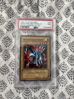 Winged Dragon Guardian Of The Fortress #1 MRD-002 1ST EDITION YUGIOH PSA 9 POP26 - Image 1
