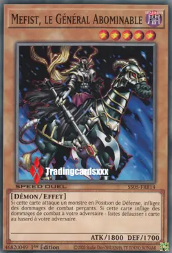 ♦Yu-Gi-Oh!♦ [SD] Mefist, le General Abominable : SS05-FRB14 - Image 1