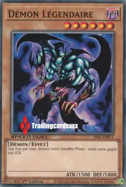 ♦Yu-Gi-Oh!♦ [SD] Demon Legendaire : SS05-FRB11 - Image 1