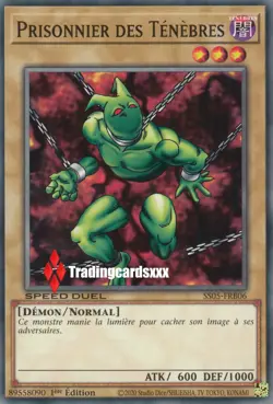 ♦Yu-Gi-Oh!♦ [SD] Prisonnier des Tenebres : SS05-FRB06 - Image 1