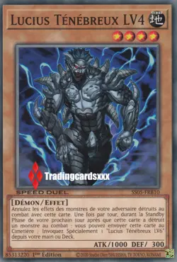 ♦Yu-Gi-Oh!♦ [SD] Lucius Tenebreux LV4 : SS05-FRB10 - Image 1