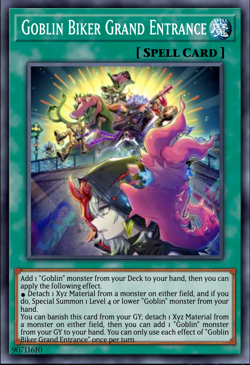 Yugioh! Goblin Biker Grand Entrance Mega-Pack MP25-EN056 Prismatic Secret Rare - Image 1