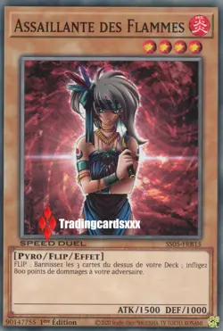 ♦Yu-Gi-Oh!♦ [SD] Assaillante des Flammes : SS05-FRB15 - Image 1