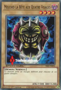 ♦Yu-Gi-Oh!♦ [SD] Melchid la Bete aux Quatre Visages : SS05-FRB04 - Image 1