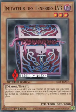 ♦Yu-Gi-Oh!♦ [SD] Imitateur des Tenebres LV3 : SS05-FRA17 - Image 1