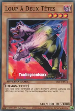 ♦Yu-Gi-Oh!♦ [SD] Loup a Deux Tetes : SS05-FRA14 - Image 1