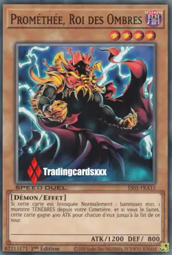♦Yu-Gi-Oh!♦ [SD] Promethee, Roi des Ombres : SS05-FRA15 - Image 1
