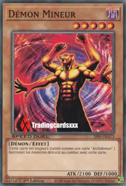 ♦Yu-Gi-Oh!♦ [SD] Demon Mineur : SS05-FRA13 - Image 1