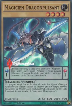 ♦Yu-Gi-Oh!♦ Magicien Dragonpulsant : PEVO-FR013 -VF/Super Rare- - Image 1