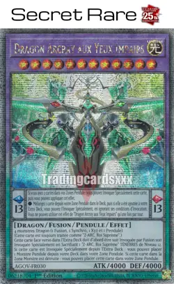 Yu-Gi-Oh! Dragon Arcray aux Yeux Impairs : QCSE AGOV-FR030 - Starlight 25th - Image 1