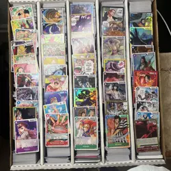 One Piece TCG x1000 + Cards BULK LOT | 50 Holographic Rares + UC/C/L NM ENGLISH - Image 1