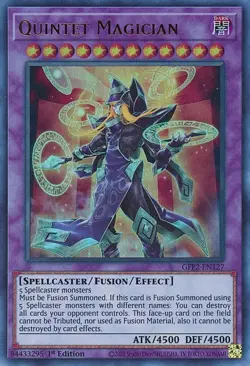 GFP2-EN127 Quintet Magician Ultra Rare 1st Edition Near Mint YuGiOh TCG - Image 1