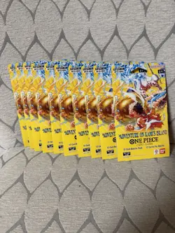 One Piece (OP15) - Adventure on Kami's Island Sleeved Booster Packs - Lot Of 10 - Image 1