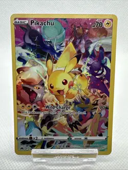 Pokemon TCG Pikachu 160/159 Crown Zenith Secret Rare Full Art Holo Card NM - Image 4